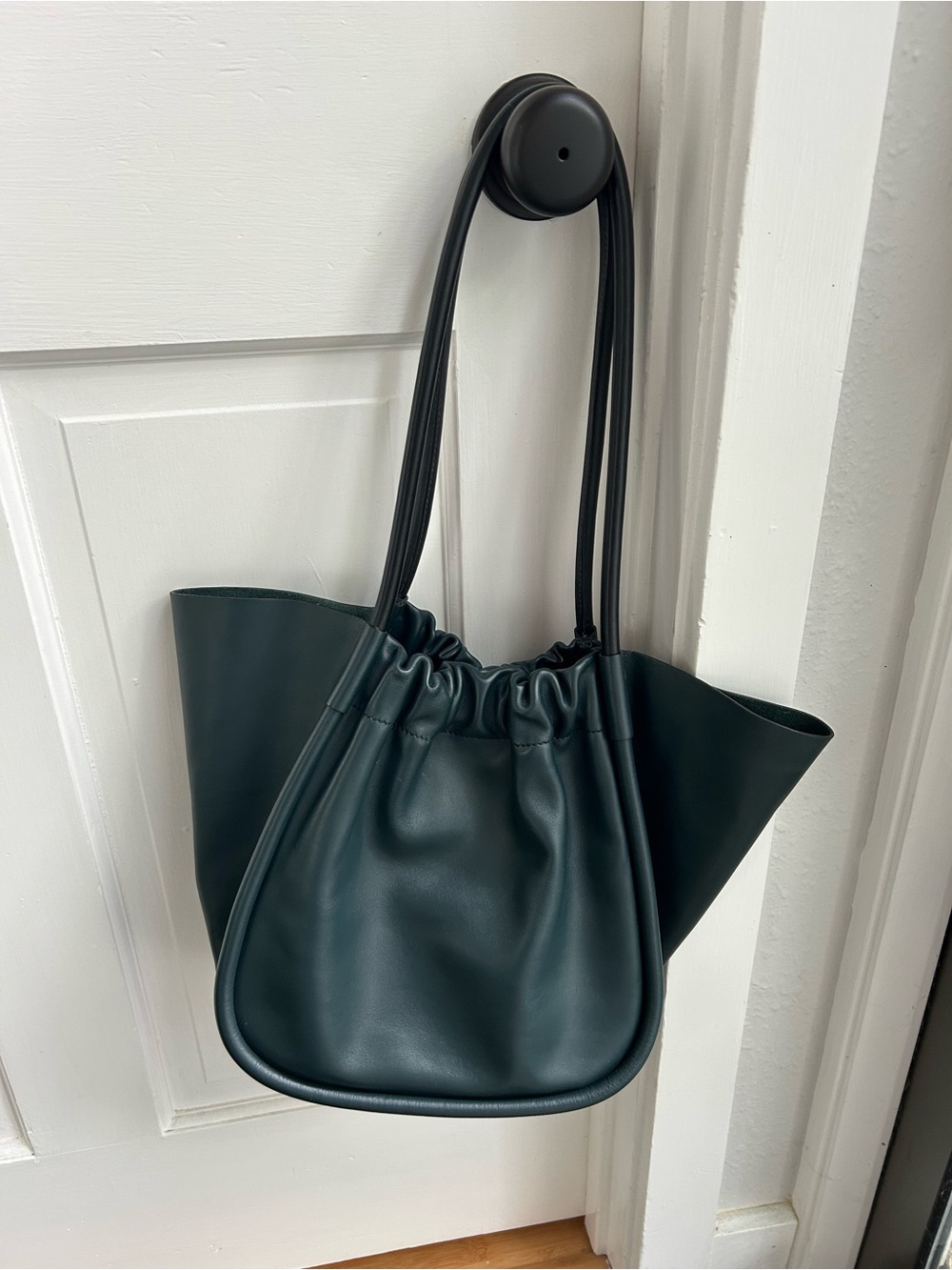 Proenza Schouler Large Rouched Leather Tote Bag - Picture 3 of 6
